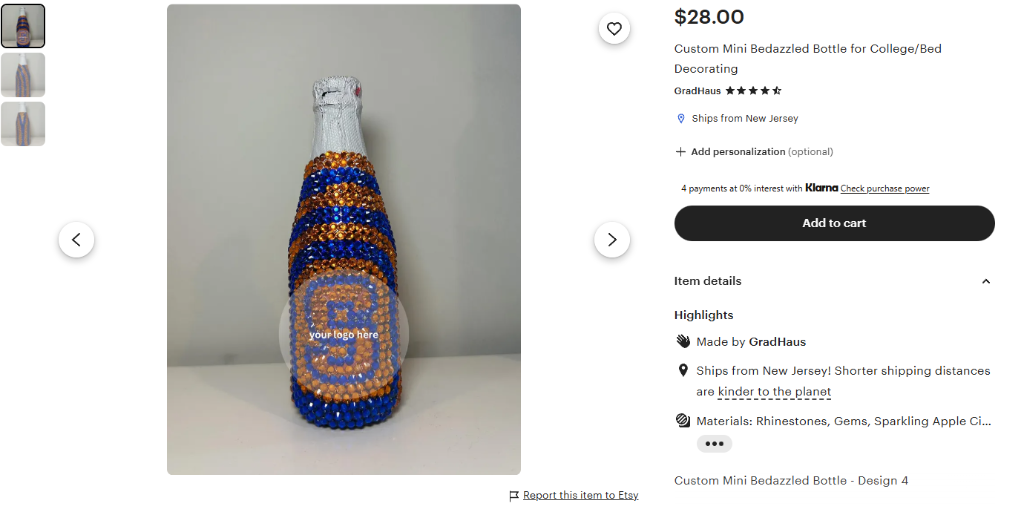 Custom Mini Bottles